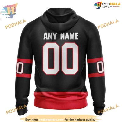 Custom 2023 Home Kits NHL Ottawa Senators Hoodie 3D