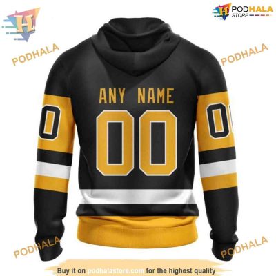 Custom 2023 Home Kits NHL Pittsburgh Penguins Hoodie 3D