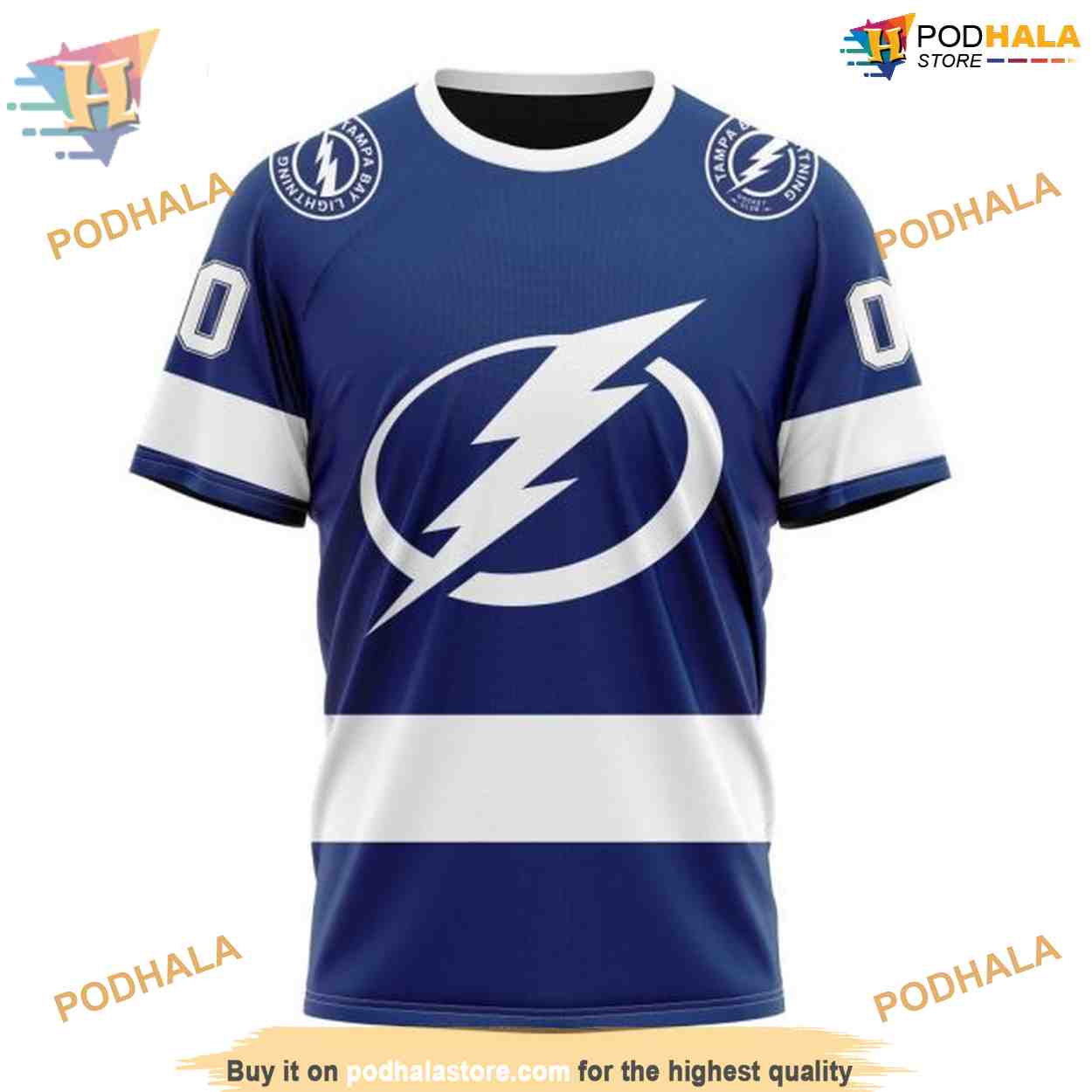Custom 2023 Home Kits NHL Tampa Bay Lightning Hoodie 3D Custom 2023 Home Kits NHL Tampa Bay Lightning Hoodie 3D