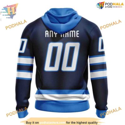 Custom 2023 Home Kits NHL Winnipeg Jets Hoodie 3D Shirt