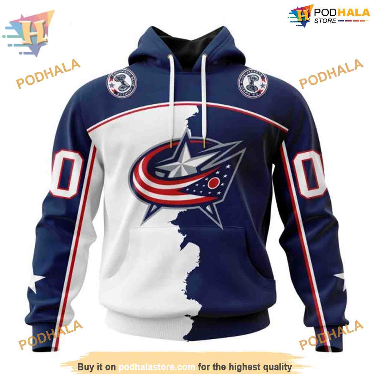 Custom 2023 Home Mix Away NHL Columbus Blue Jackets Hoodie 3D Custom 2023 Home Mix Away NHL Columbus Blue Jackets Hoodie 3D