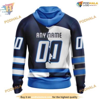 Custom 2023 Home Mix Away NHL Winnipeg Jets Hoodie 3D