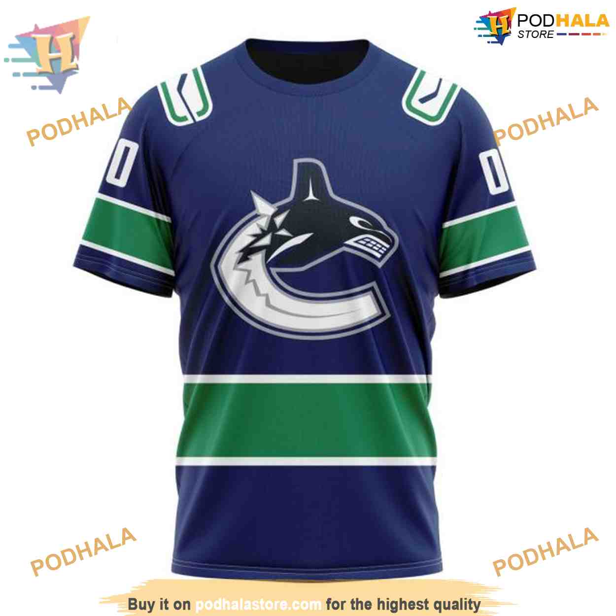 Custom 2023 Home NHL Vancouver Canucks Hoodie 3D Custom 2023 Home NHL Vancouver Canucks Hoodie 3D