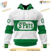 Custom 2023 White St Pats Kits Nhl Toronto Maple Leafs Hoodie 3d 1.jpg - demo10