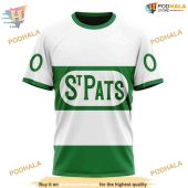 Custom 2023 White St Pats Kits Nhl Toronto Maple Leafs Hoodie 3d 3.jpg - demo10