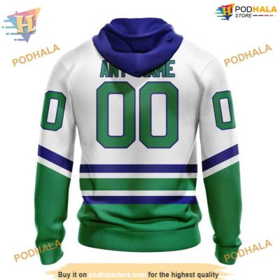 Custom 2023 White Whalers Kits NHL Carolina Hurricanes Hoodie 3D Sweatshirt