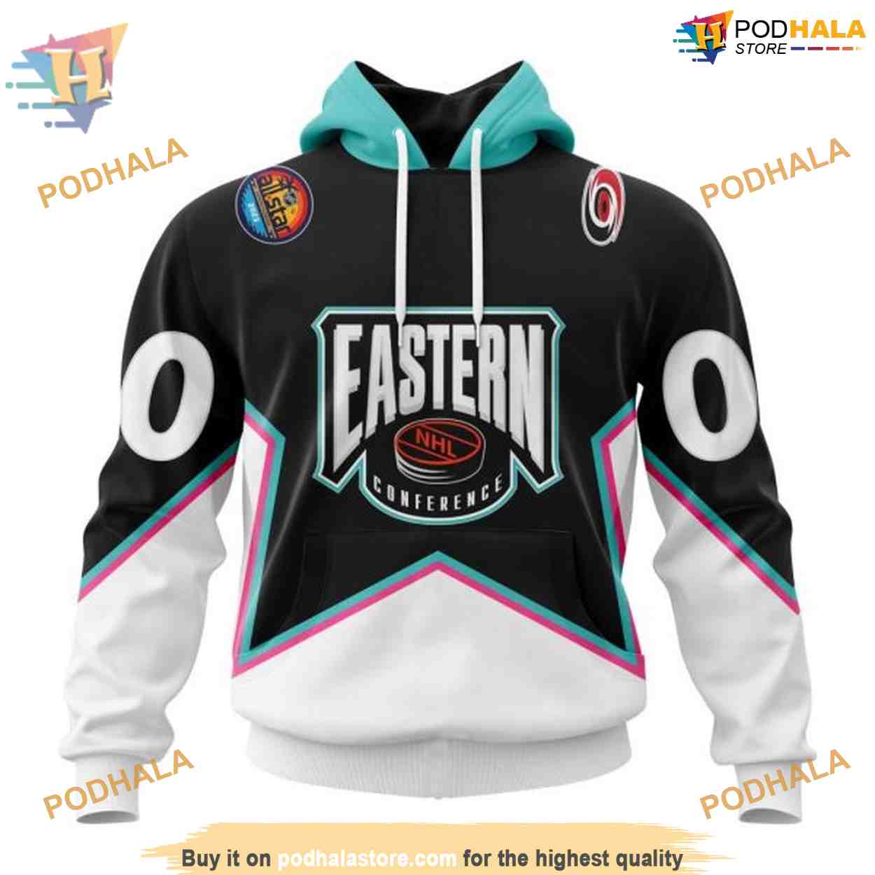 Custom All-Star Eastern Conference 2023 NHL Carolina Hurricanes Hoodie 3D Custom All-Star Eastern Conference 2023 NHL Carolina Hurricanes Hoodie 3D