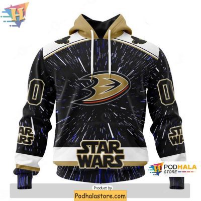 Custom Anaheim Ducks 3D Hoodie, Star Wars Inspired NHL Clothing