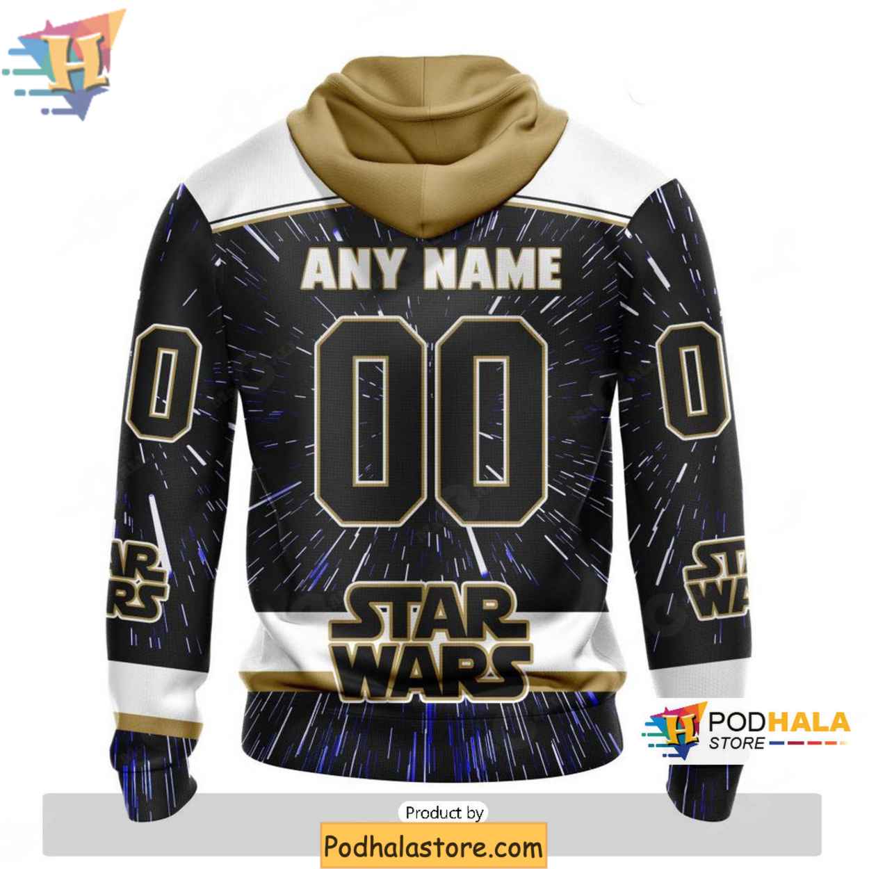 Custom Anaheim Ducks 3D Hoodie, Star Wars Inspired NHL Clothing Custom Anaheim Ducks 3D Hoodie, Star Wars Inspired NHL Clothing