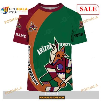 Custom Arizona Coyotes Sweatshirt NHL Hoodie 3D, You laugh I Laugh You Cry I Cry