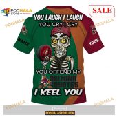 Custom Arizona Coyotes Sweatshirt Nhl Hoodie 3d You Laugh I Laugh You Cry I Cry 4.jpg - demo10
