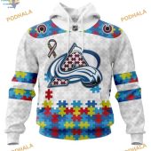 Custom Autism Awareness Nhl Colorado Avalanche Hoodie 3d Sweatshirt 1.jpg - demo10