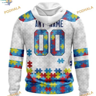 Custom Autism Awareness NHL Colorado Avalanche Hoodie 3D Sweatshirt