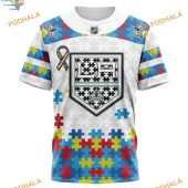 Custom Autism Awareness Nhl Los Angeles Kings Hoodie 3d 3.jpg - demo10