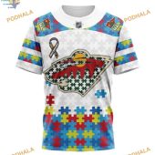 Custom Autism Awareness Nhl Minnesota Wild Hoodie 3d 3.jpg - demo10