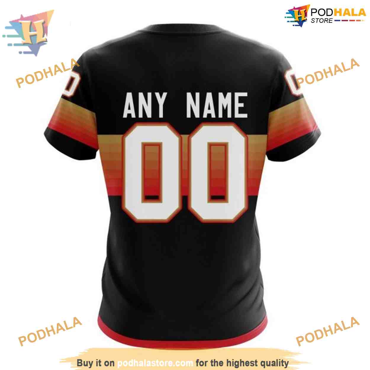 Custom Black And Gradient Design NHL Florida Panthers Hoodie 3D Custom Black And Gradient Design NHL Florida Panthers Hoodie 3D