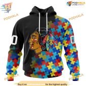 Custom Black Autism Awareness Design Nhl Chicago Blackhawks Hoodie 3d 1.jpg - demo10