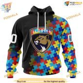 Custom Black Autism Awareness Design Nhl Florida Panthers Hoodie 3d 1.jpg - demo10