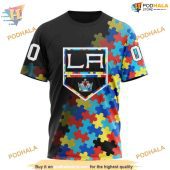 Custom Black Autism Awareness Design Nhl Los Angeles Kings Hoodie 3d 3.jpg - demo10