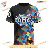 Custom Black Autism Awareness Design Nhl Montreal Canadiens Hoodie 3d 3.jpg - demo10