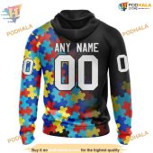 Custom Black Autism Awareness Design Nhl New York Rangers Hoodie 3d 2.jpg - demo10