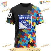 Custom Black Autism Awareness Design Nhl New York Rangers Hoodie 3d 3.jpg - demo10