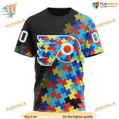 Custom Black Autism Awareness Design Nhl Philadelphia Flyers Hoodie 3d 3.jpg - demo10