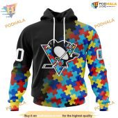 Custom Black Autism Awareness Design Nhl Pittsburgh Penguins Hoodie 3d 1.jpg - demo10