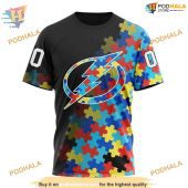 Custom Black Autism Awareness Design Nhl Tampa Bay Lightning Hoodie 3d 4.jpg - demo10