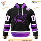 Custom Black Hockey Fights Cancer Kits Nhl Columbus Blue Jackets Hoodie 3d 1.jpg - demo10