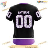 Custom Black Hockey Fights Cancer Kits Nhl Los Angeles Kings Hoodie 3d 4.jpg - demo10
