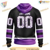 Custom Black Hockey Fights Cancer Kits Nhl Minnesota Wild Hoodie 3d 2.jpg - demo10