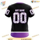 Custom Black Hockey Fights Cancer Kits Nhl New York Islanders Hoodie 3d 4.jpg - demo10