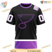 Custom Black Hockey Fights Cancer Kits Nhl St Louis Blues Hoodie 3d 3.jpg - demo10