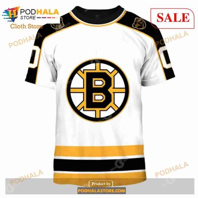 Custom Boston Bruins 1995-1996 2005-2006 Vintage Home Sweatshirt Hoodie 3D