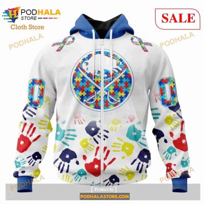Custom Buffalo Sabres Special Autism Awareness Design Sweatshirt NHL Hoodie 3D