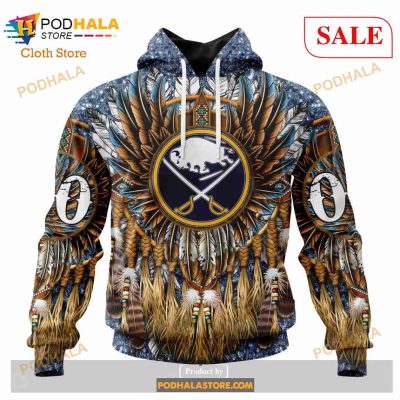Custom Buffalo Sabres Special Native Costume Design Sweatshirt NHL Hoodie 3D