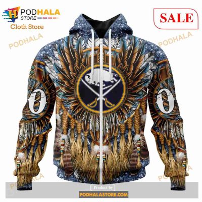 Custom Buffalo Sabres Special Native Costume Design Sweatshirt NHL Hoodie 3D
