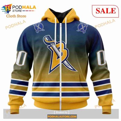 Custom Buffalo Sabres Special Retro Gradient Design Sweatshirt NHL Hoodie 3D