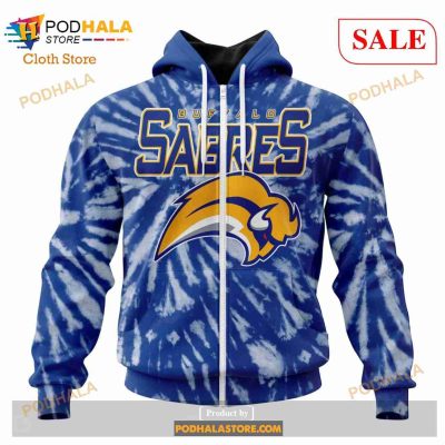 Custom Buffalo Sabres Special Retro Vintage Tie Dye Sweatshirt NHL Hoodie 3D