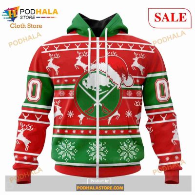 Custom Buffalo Sabres Unisex Christmas Gift Shirt Sweatshirt NHL Hoodie 3D