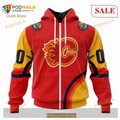 Custom Calgary Flames All Star Game Design With Florida Sunset Nhl Hoodie 3d 2.jpg - demo10