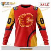 Custom Calgary Flames All Star Game Design With Florida Sunset Nhl Hoodie 3d 4.jpg - demo10
