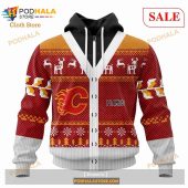 Custom Calgary Flames Chrismas Season Sweatshirt Nhl Hoodie 3d 2.jpg - demo10
