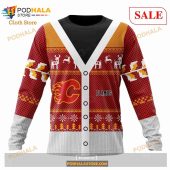 Custom Calgary Flames Chrismas Season Sweatshirt Nhl Hoodie 3d 4.jpg - demo10