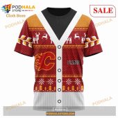 Custom Calgary Flames Chrismas Season Sweatshirt Nhl Hoodie 3d 6.jpg - demo10