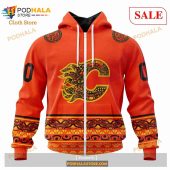 Custom Calgary Flames National Day For Truth And Reconciliation Nhl Hoodie 3d 2.jpg - demo10