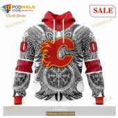 Custom Calgary Flames Norse Viking Symbols Sweatshirt Nhl Hoodie 3d 4.jpg - demo10