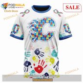 Custom Calgary Flames Special Autism Awareness Design Sweatshirt Nhl Hoodie 3d 6.jpg - demo10