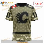 Custom Calgary Flames Special Camo Military Appreciation Sweatshirt Nhl Hoodie 3d 6.jpg - demo10